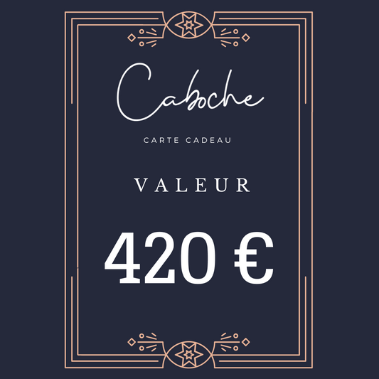 E-Carte Cadeau 420€